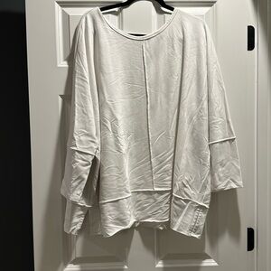 Spanx white pullover